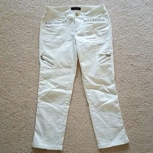 WHBM Cropped Stretch Pants 0